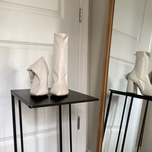 White Sock Boots